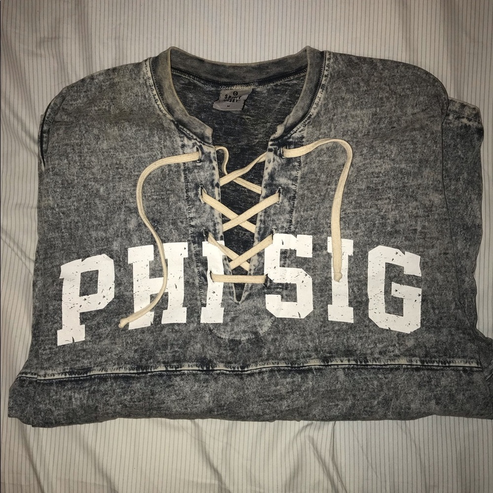 Phi Sigma Sigma Spirit Jersey Acid Wash